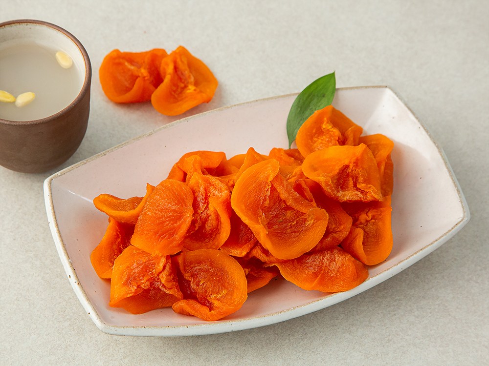 Persimmon Miin Dalkomhago Moist Persimmon Malraeng , 500 g, 1 Pack (감미인 달콤하고 촉촉한 감말랭이, 500g, 1개)