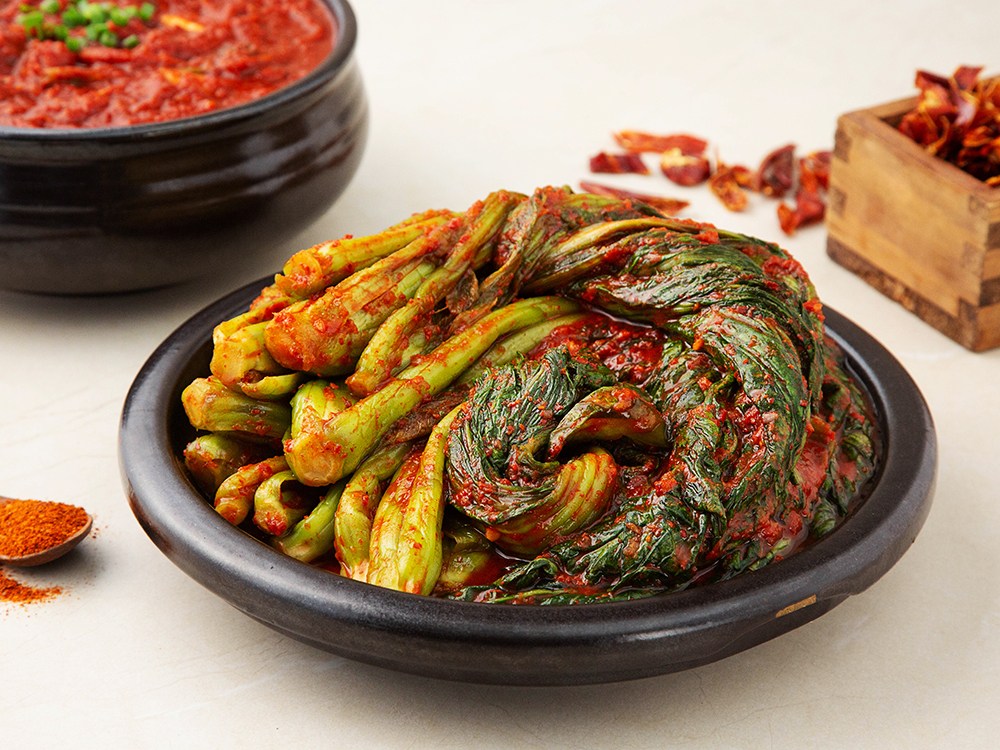 Sinyeongsikpum Jeongdameun Mustard Greens Kimchi , 3.5 kg, 1 Bag (신영식품 정담은 갓김치, 3.5kg, 1봉)