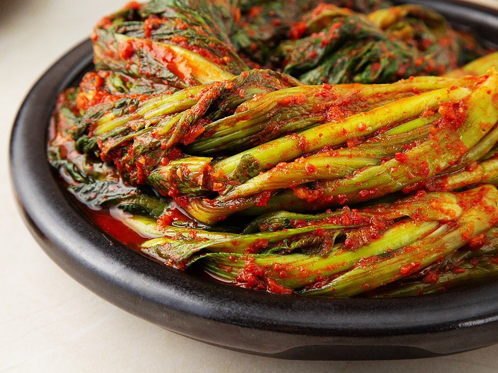 Sinyeongsikpum Jeongdameun Mustard Greens Kimchi , 3.5 kg, 1 Bag (신영식품 정담은 갓김치, 3.5kg, 1봉)