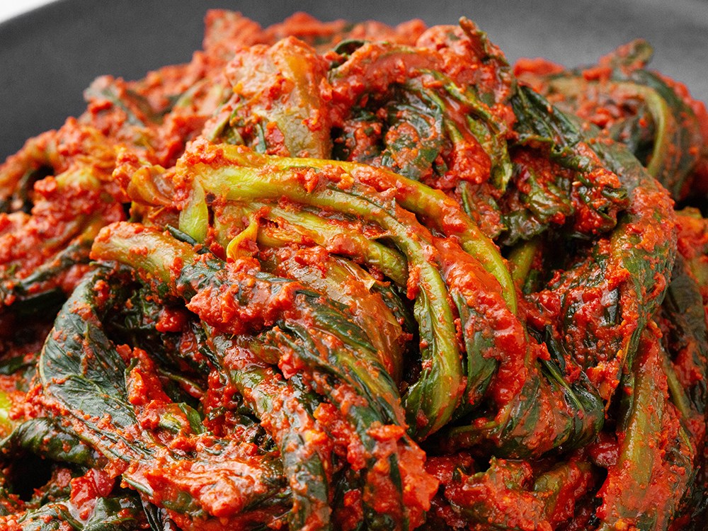 Diseujeuit Silbi Mustard Greens Kimchi , 2 kg, 1 Pack (디스이즈잇 실비 갓김치, 2kg, 1개)
