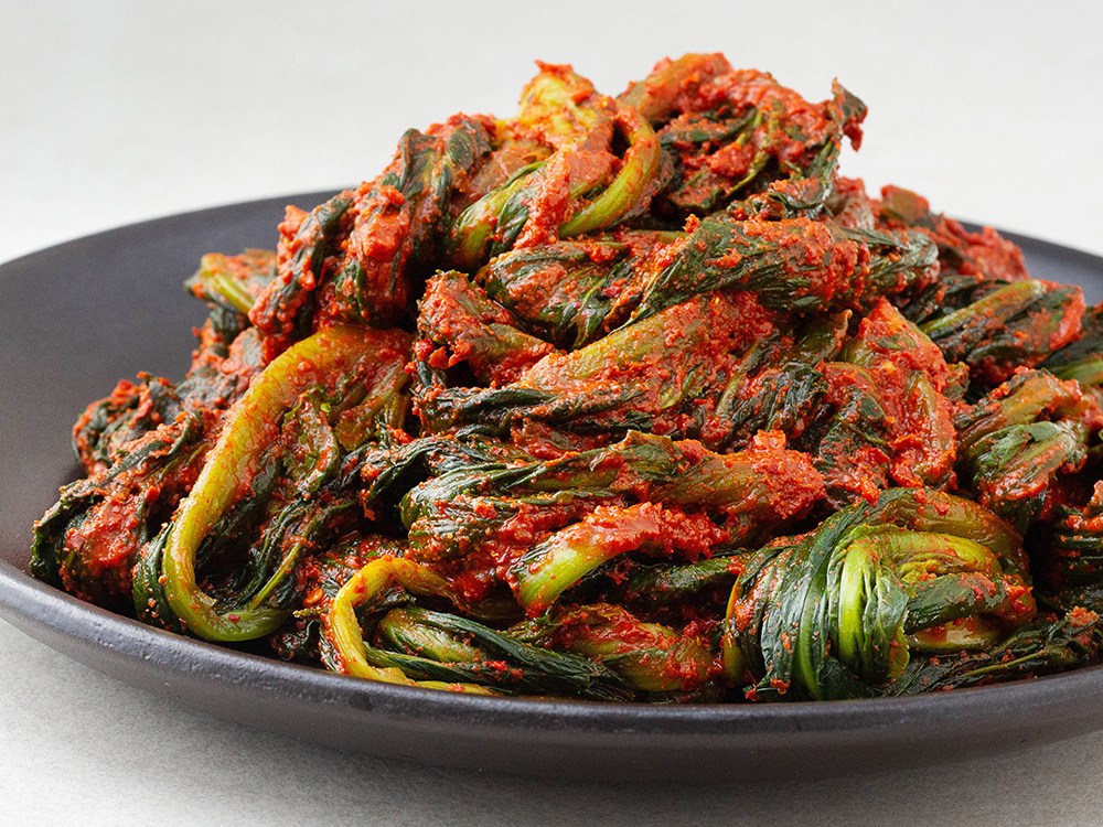 Diseujeuit Silbi Mustard Greens Kimchi , 2 kg, 1 Pack (디스이즈잇 실비 갓김치, 2kg, 1개)