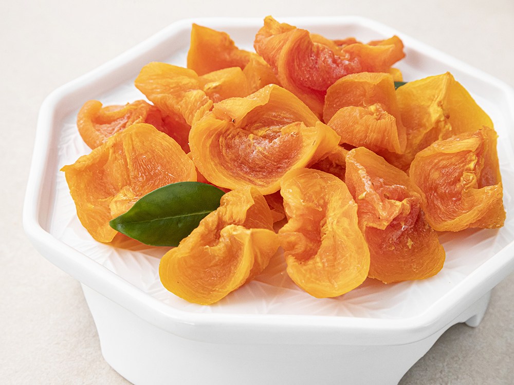 Persimmon Joheunnal GAP Injeung Persimmon Malraeng ( Frozen ), 300 g, 1 Pack (감좋은날 GAP 인증 감말랭이 (냉동), 300g, 1개)