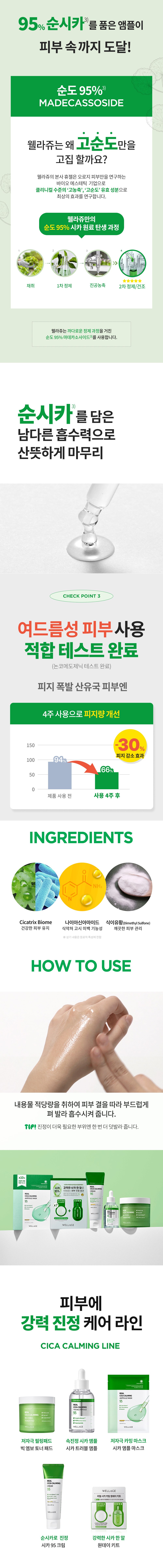 Welrajyu Rieol Sika Kaming 95 Trouble Ampoule , 50 ml, 1 Pack (웰라쥬 리얼 시카 카밍 95 트러블 앰플, 50ml, 1개)
