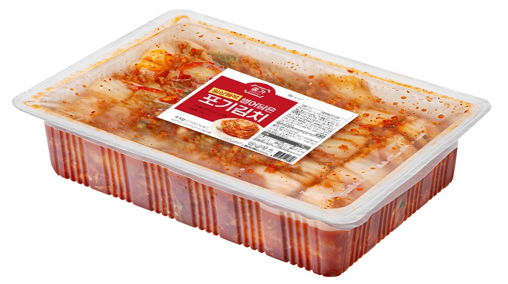 Jongga Sanghaengbok Sseoleodameun Whole Napa Kimchi , 4 kg, 1 Pack (종가 일상행복 썰어담은 포기김치, 4kg, 1개)