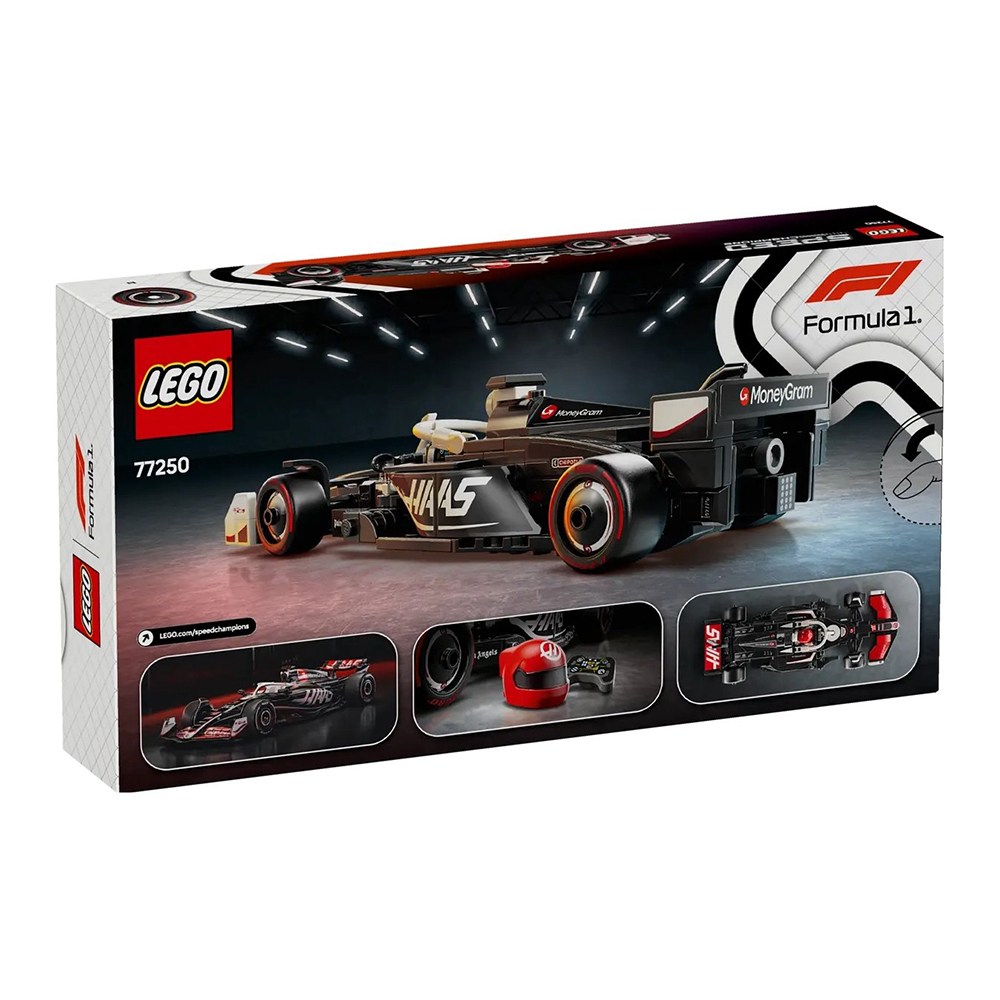 LEGO 樂高77250 Speed系列哈斯車隊F1賽車MoneyGram Haas F1 Team VF-24 Race Car, 1盒,  混和顏色- LEGO 樂高| 酷澎