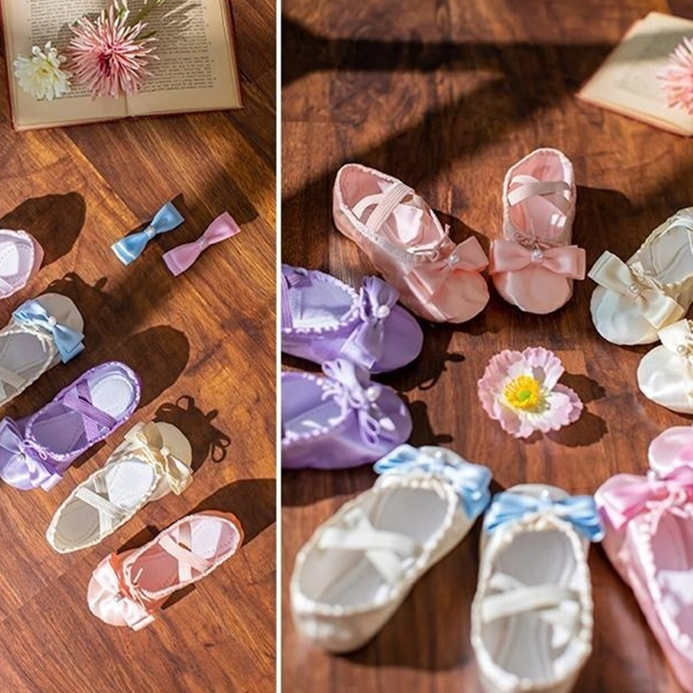 aterreballet 女童絲帶珍珠芭蕾舞鞋ATB-1714 - 幼兒芭蕾服/百貨| 酷澎