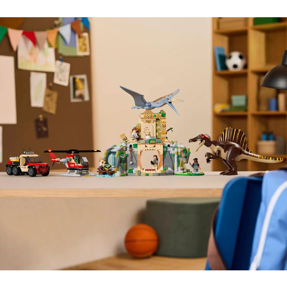 LEGO 樂高侏儸紀世界棘龍和風神翼龍空中任務Spinosaurus