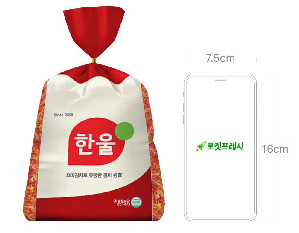 Ul Silbipa Kimchi , 300 g, 1 Pack (한울 실비파김치, 300g, 1개)