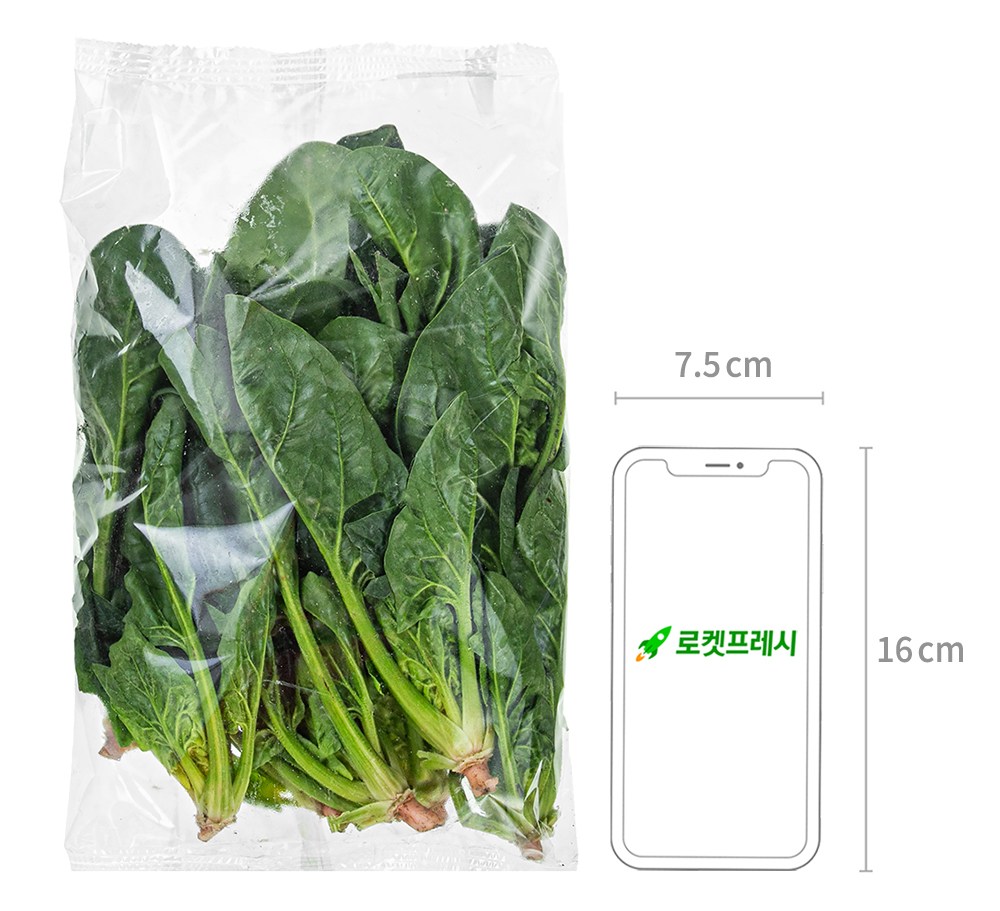 Gyeonggi Sigeumchi , 250 g, 1 Pack (경기 시금치, 250g, 1개)