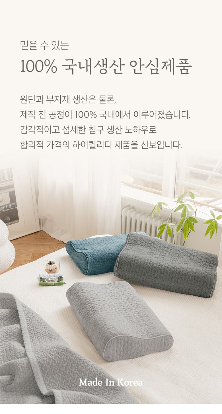 Swijeuhom Guknae Jejo Hilring Pigeumeonteu Memori Foam Be Pack Keobeo (쉬즈홈 국내 제조 힐링 피그먼트 메모리폼 베개커버)