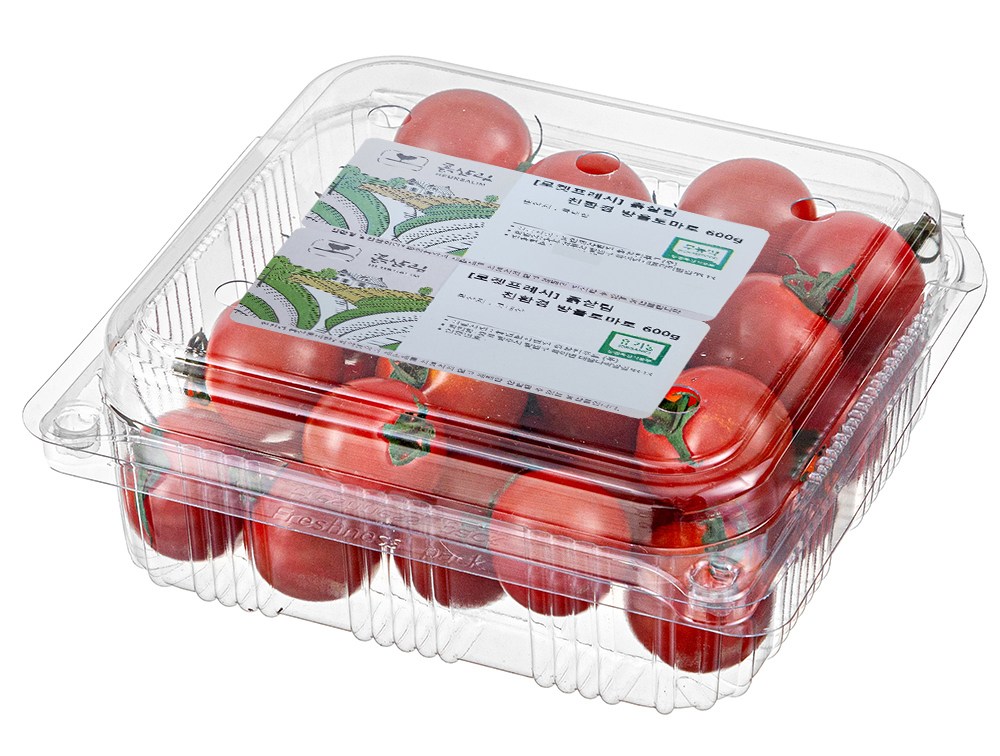 Heulksalrim Eco-friendly Injeung Cherry Tomato , 600 g, 1 Pack (흙살림 친환경 인증 방울토마토, 600g, 1개)