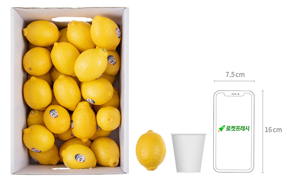 Manna Miguk Lemon , 4 kg, 1 Pack (만나 미국 레몬, 4kg, 1개)