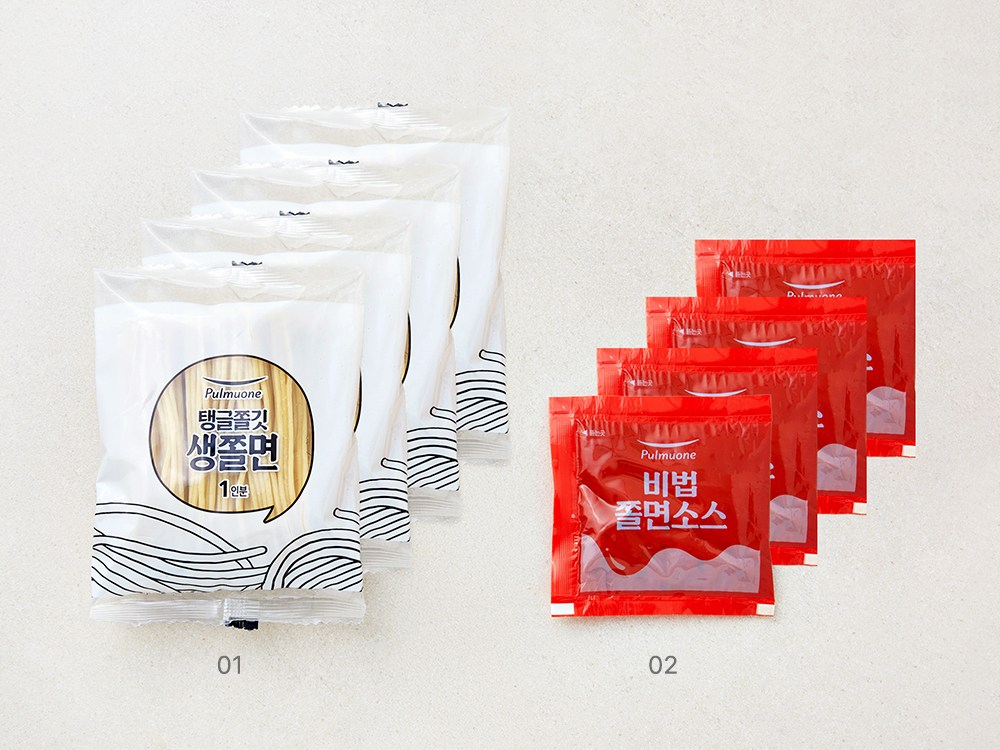 풀무원 새콤달콤 생쫄면 4인, 920g, 1개