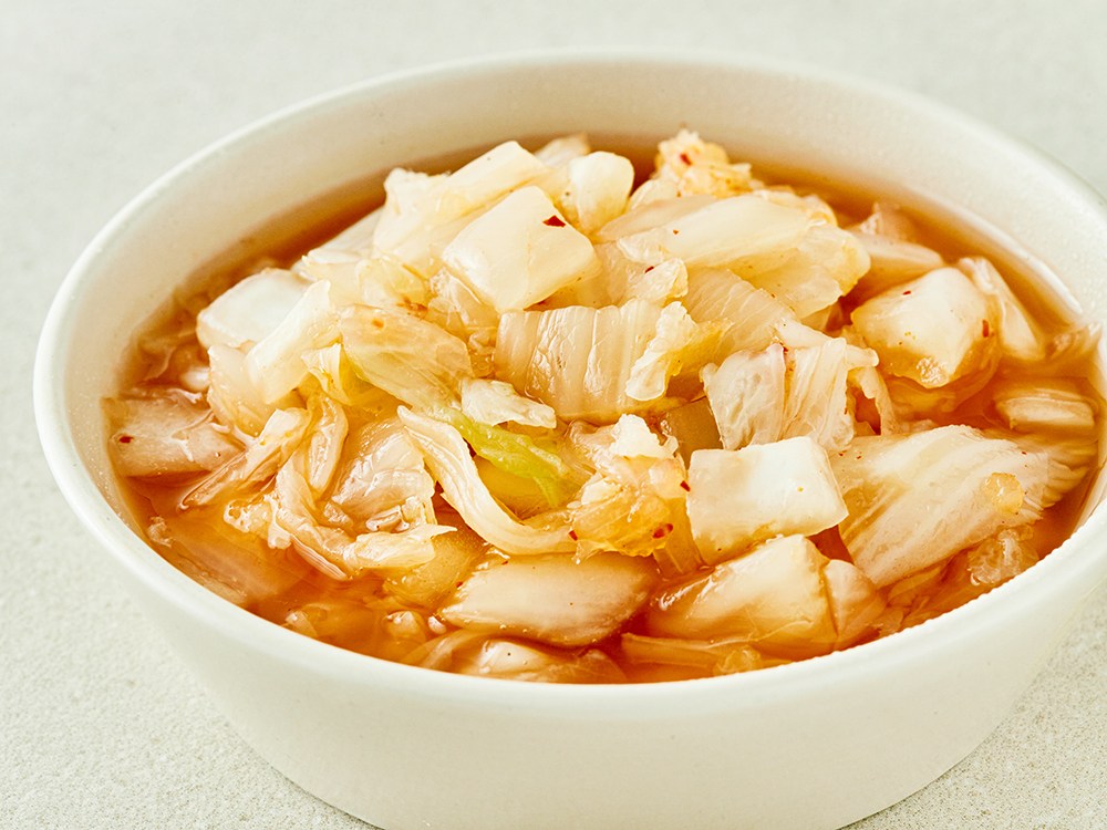 Buja Kimchi Kijeu Sseon Kimchi , 400 g, 1 Pack (부자가김치 키즈 썬김치, 400g, 1개)