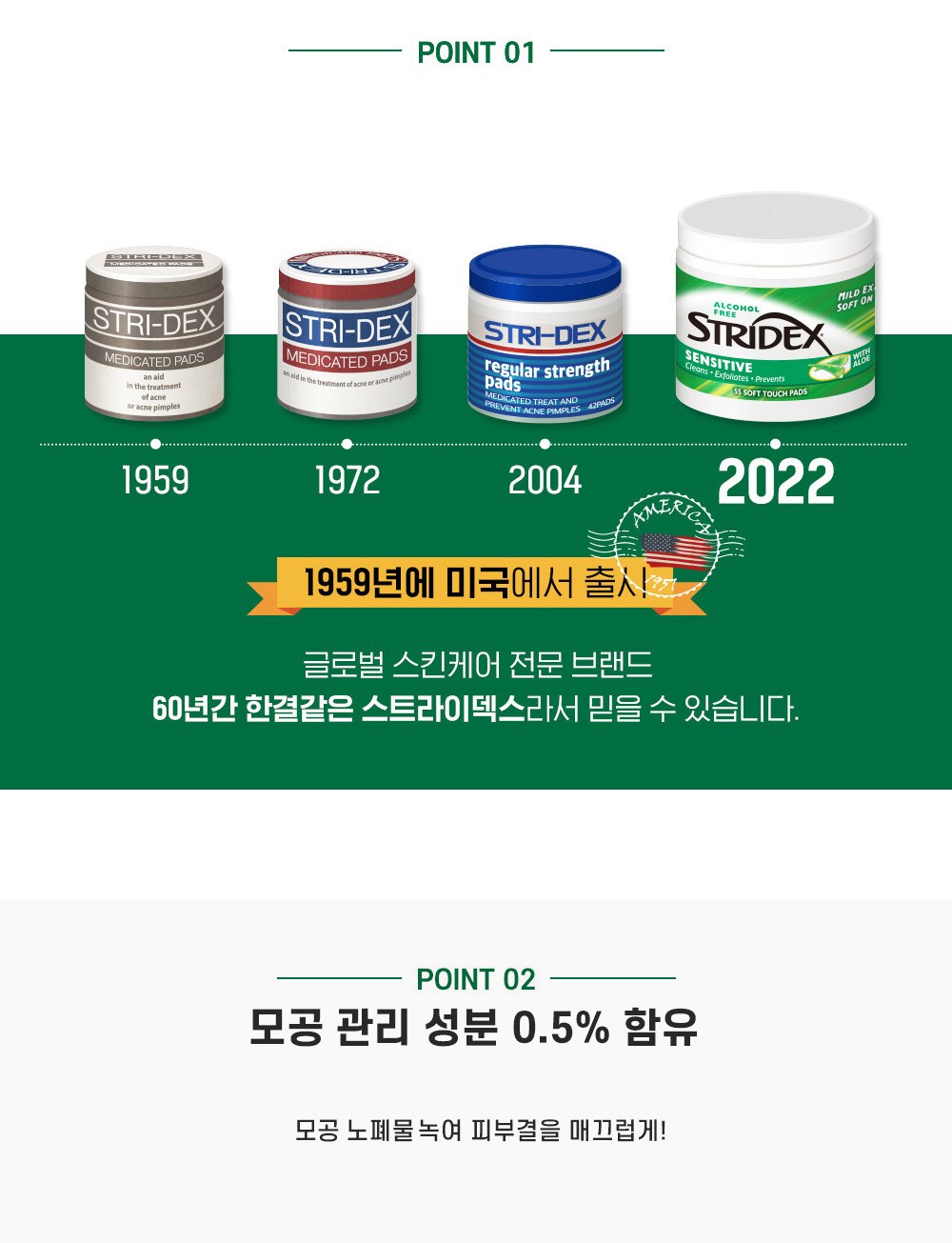 Seuteuradekseu Sensitibeu Paedeu 180 g, 55 Sheets Pack , 1 Pack (스트라이덱스 센시티브 패드 180g, 55매입, 1개)
