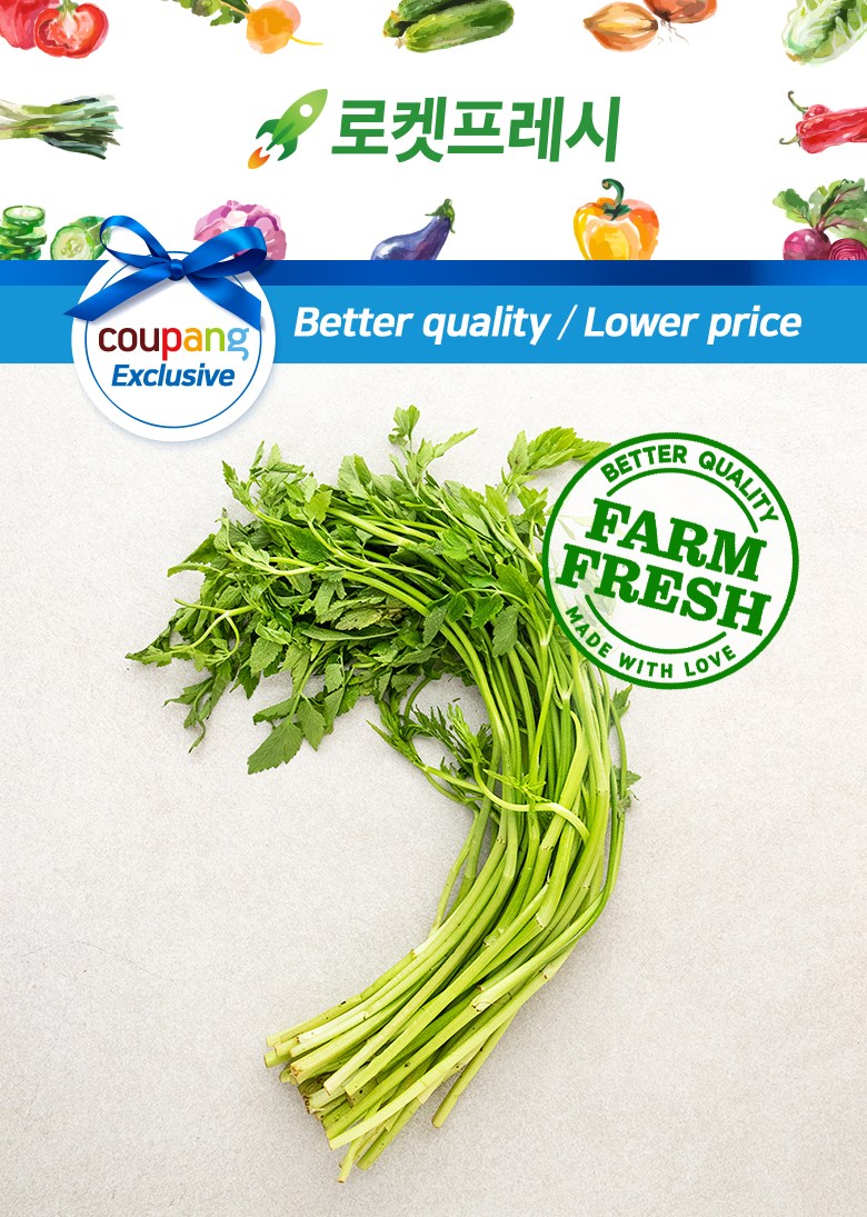 Dol Water Dropwort , 200 g, 1 Pack (돌미나리, 200g, 1개)