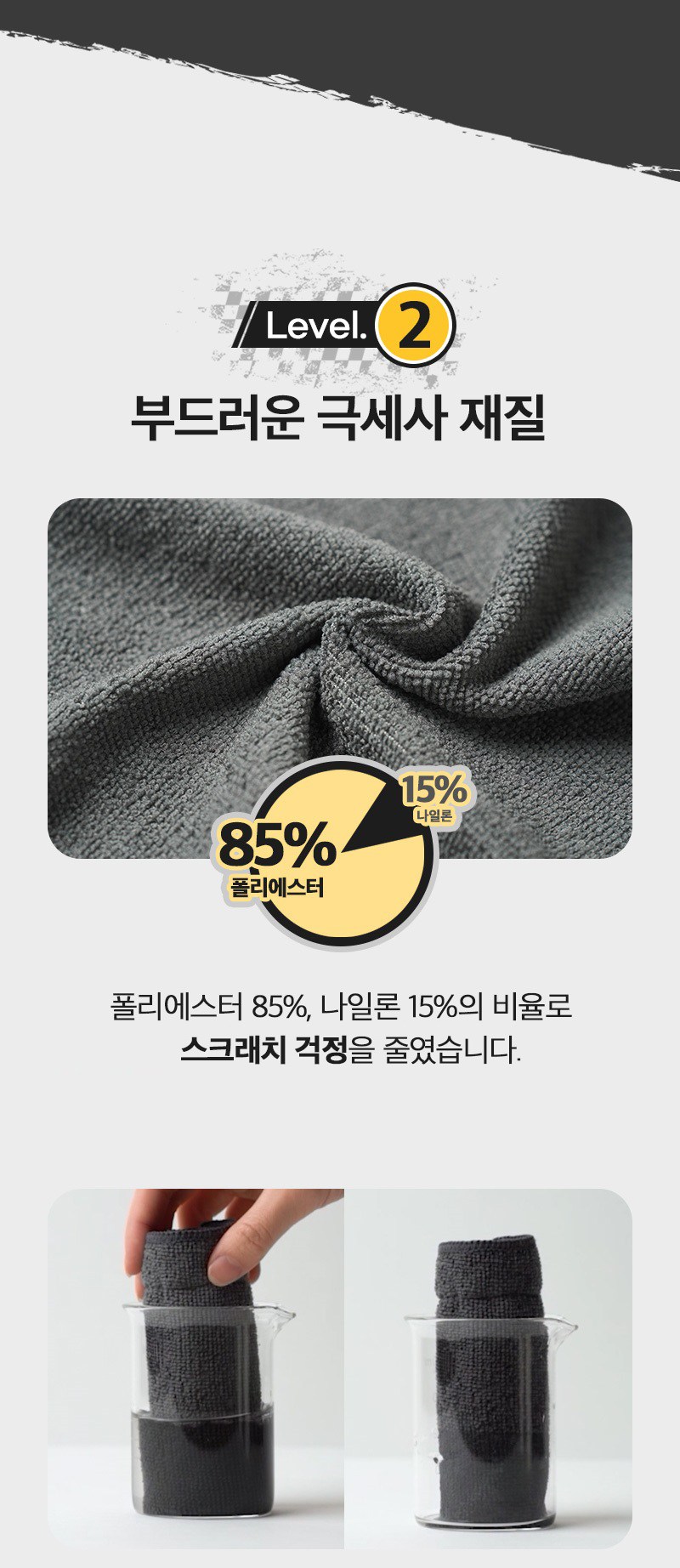 Moteobeu Charyangyong Ppopasseu Dayong Geuk Set Sa Ta 21 p, Geure , 1 Pack (모터브 차량용 뽑아쓰는 다용도 극세사 타월 21p, 그레이, 1개)