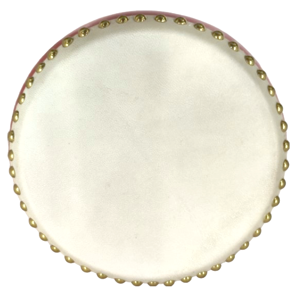 鼓(小皮) KingRosa 牛皮小鼓小堂鼓手工鼓釘耐敲耐磨, 6吋, 1個, 紅- 韓國