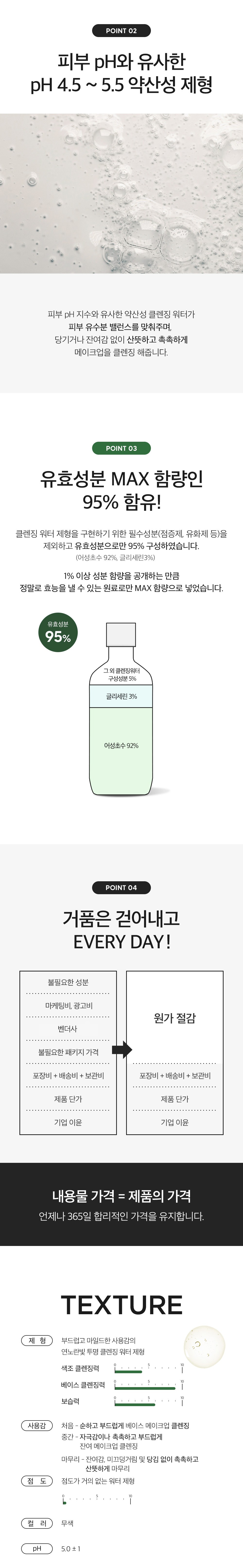 Deoma Pack Tori EDLP Eoseongcho 92% Yaksanseong No Wash Miselra Cleansing Woteo , 1 Pack , 300 ml (더마팩토리 EDLP 어성초 92% 약산성 노워시 미셀라 클렌징 워터, 1개, 300ml)