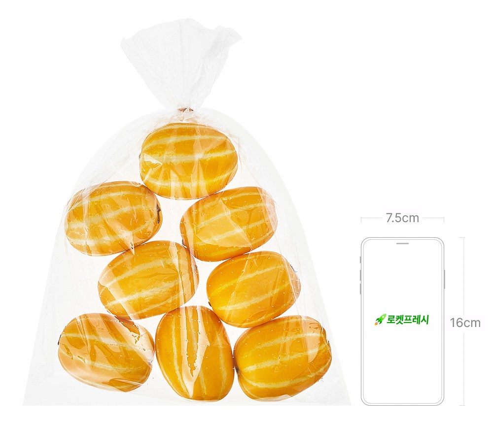 GuamPick Sweetness Seonbyeol Kkoma Korean Melon , 1.5 kg, 1 Bag (곰곰 당도선별 꼬마참외, 1.5kg, 1봉)