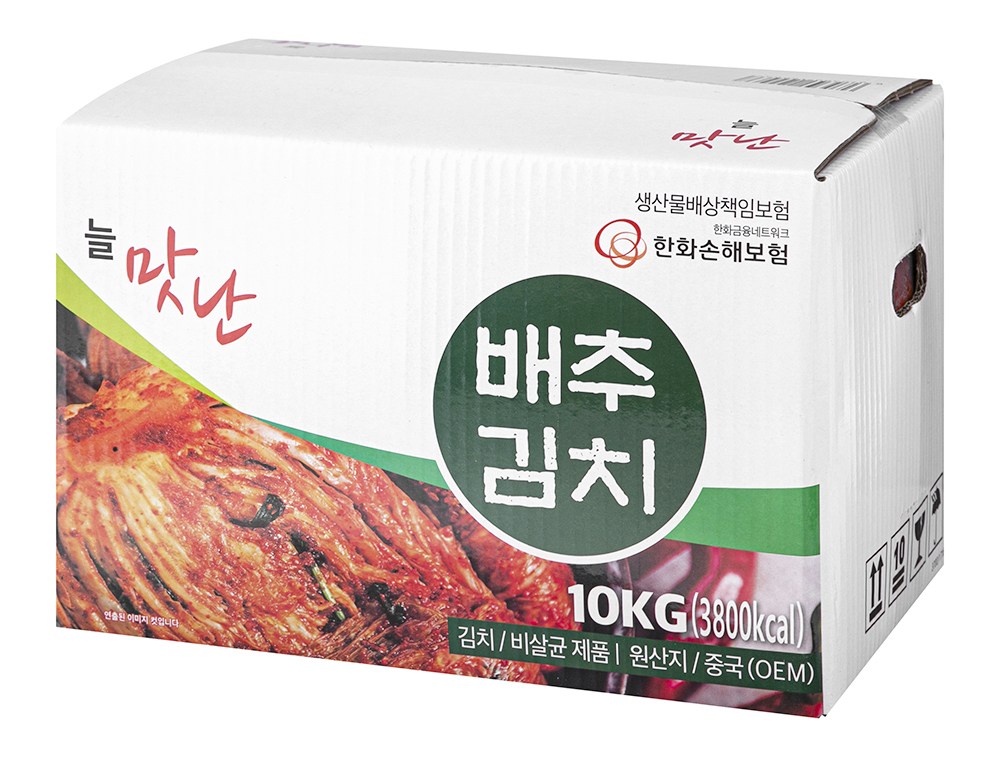 Neul Flavor Nan Pear Chu Kimchi , 10 kg, 1 Pack (늘 맛난 배추김치, 10kg, 1개)