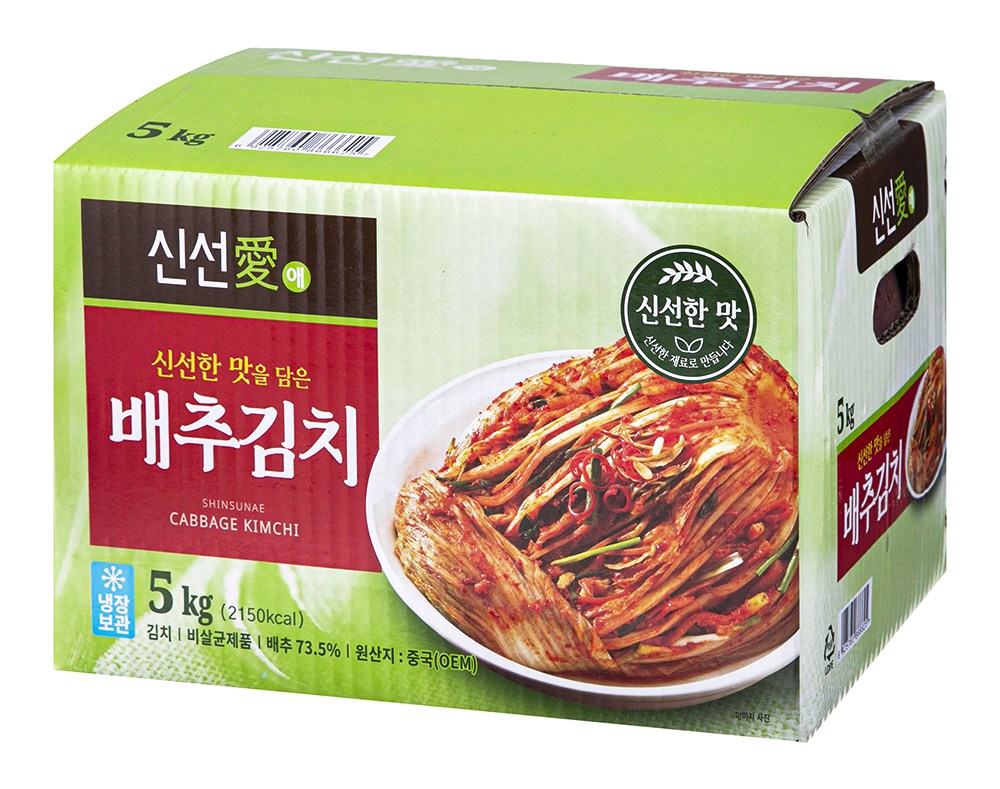 Fresh Ae Pear Chu Kimchi , 5 kg, 1 Pack (신선애 배추김치, 5kg, 1개)