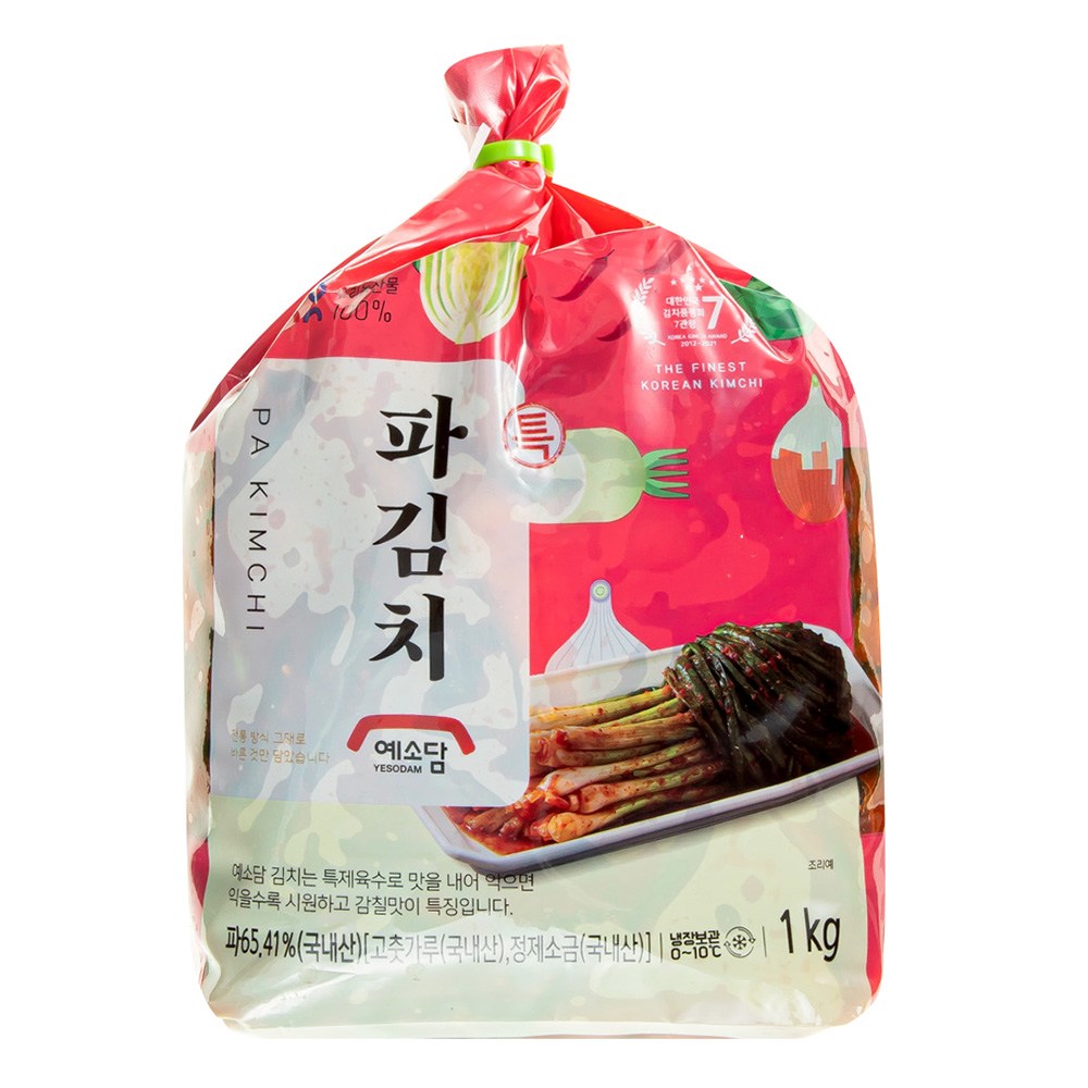 Yesodam Teukpa Kimchi , 1 kg, 1 Pack (예소담 특파김치, 1kg, 1개)