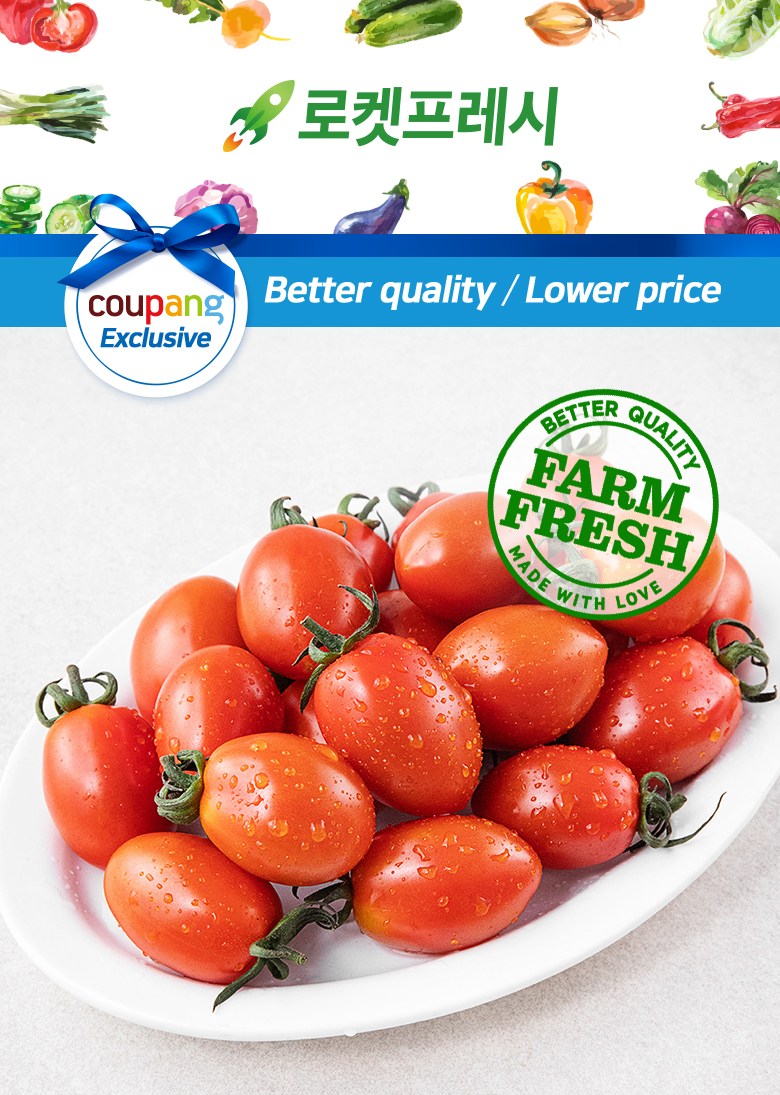 Seutebia Daechu Cherry Tomato , 450 g, 1 Pack (스테비아 대추방울토마토, 450g, 1팩)