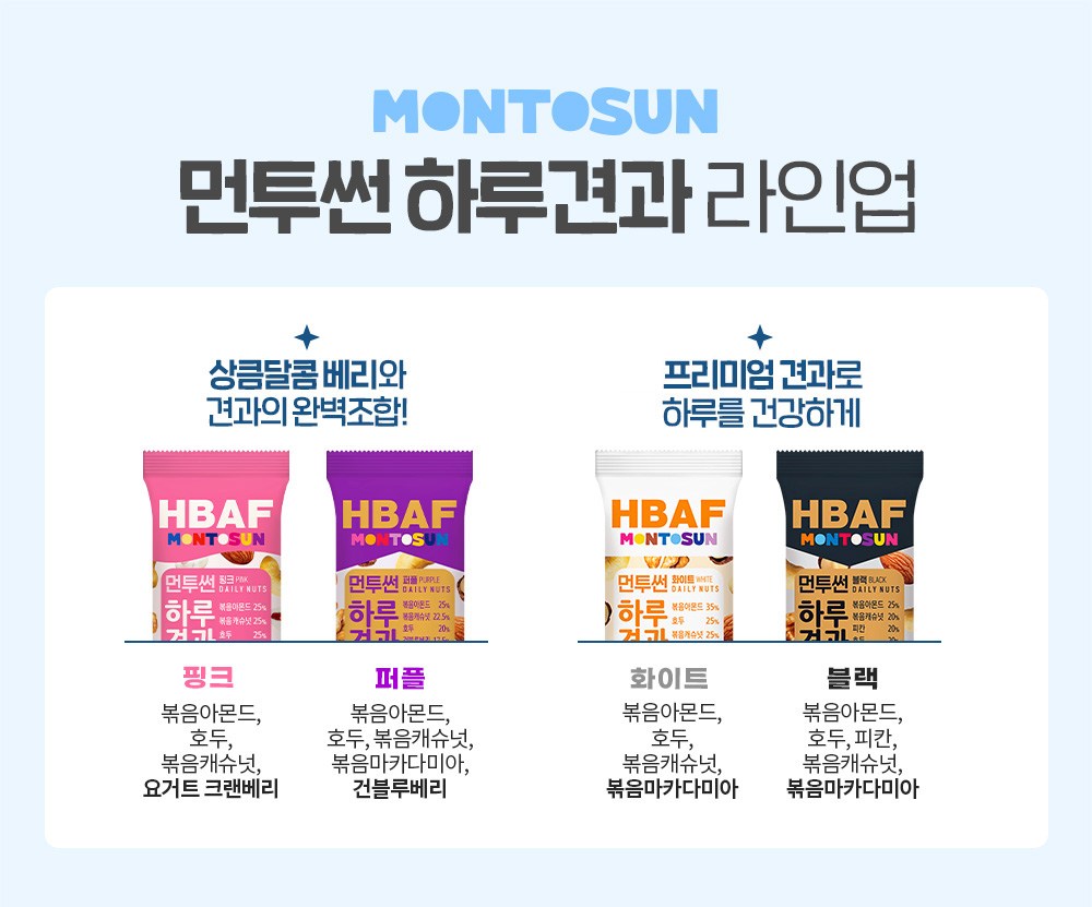 Bapeu Meontusseon Harugyeon Black , 200 g, 2 Pack (바프 먼투썬 하루견과 블랙, 200g, 2개)
