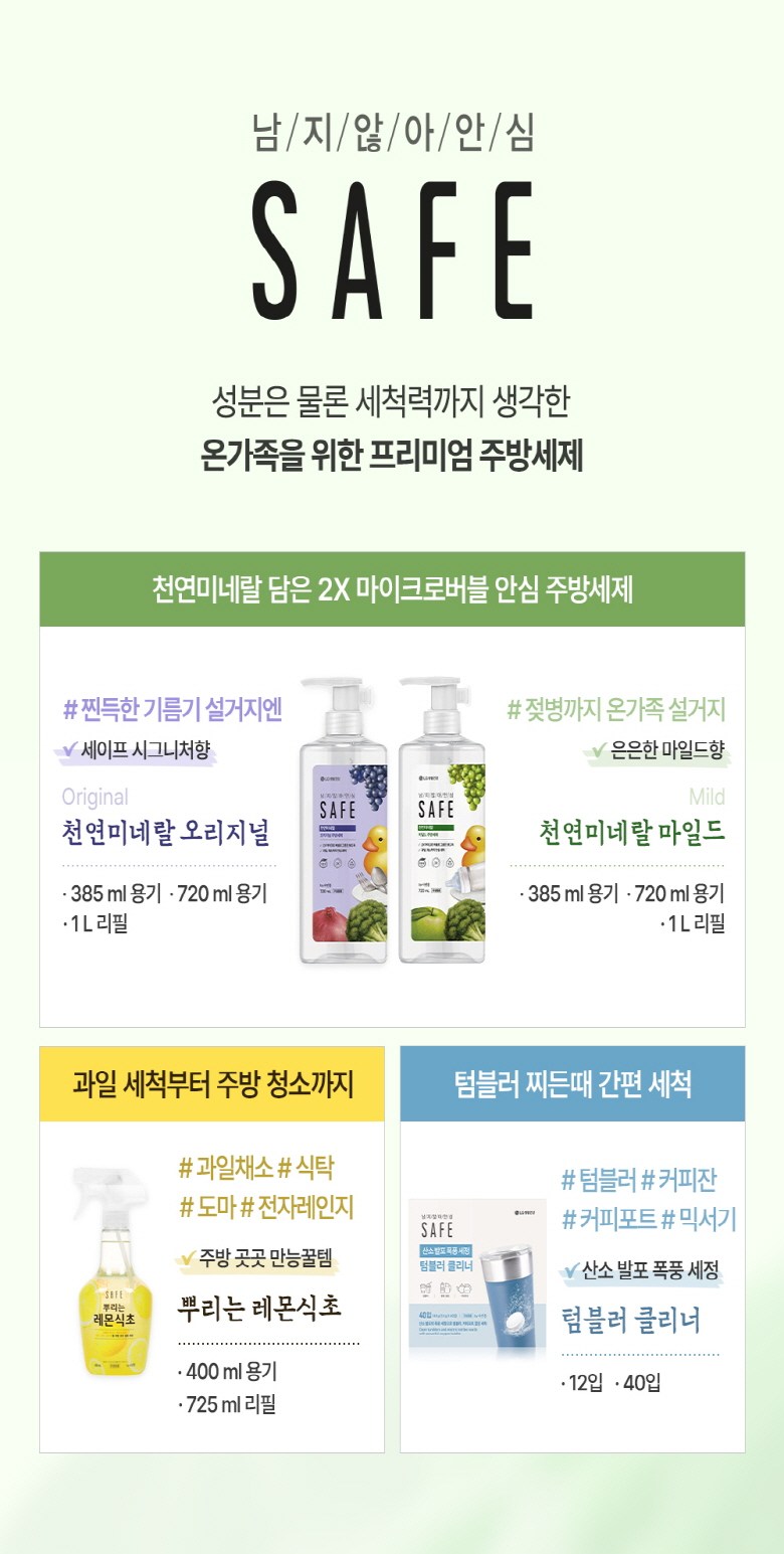 Set Peu Ppuri Lemon Vinegar Jubang Set Jeongje , 400 ml, 1 Pack (세이프 뿌리는 레몬식초 주방세정제, 400ml, 1개)