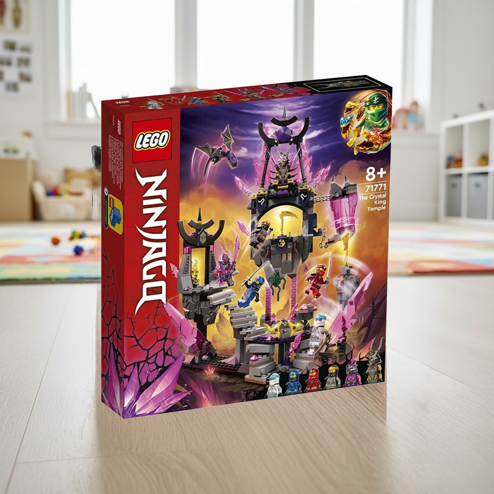 LEGO 樂高旋風忍者#71771, 水晶國王神廟The Crystal King Temple 多色
