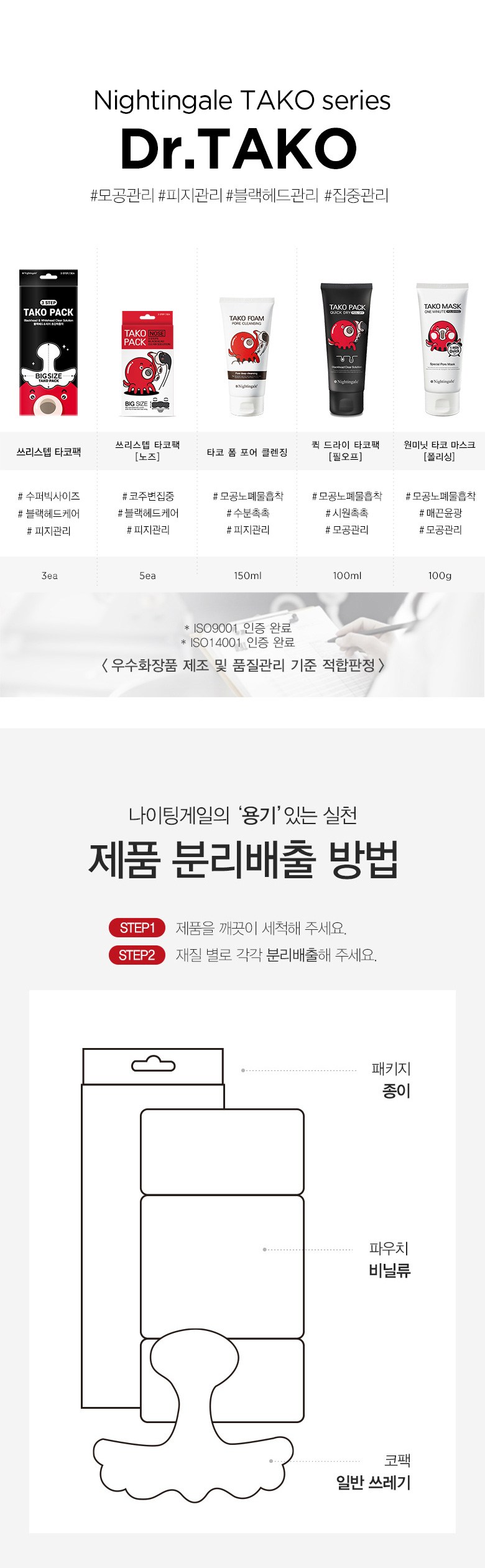 Natingge Sseuriseutep Tako Pack , 3 Pack Pack , 1 Pack (나이팅게일 쓰리스텝 타코팩, 3개입, 1개)