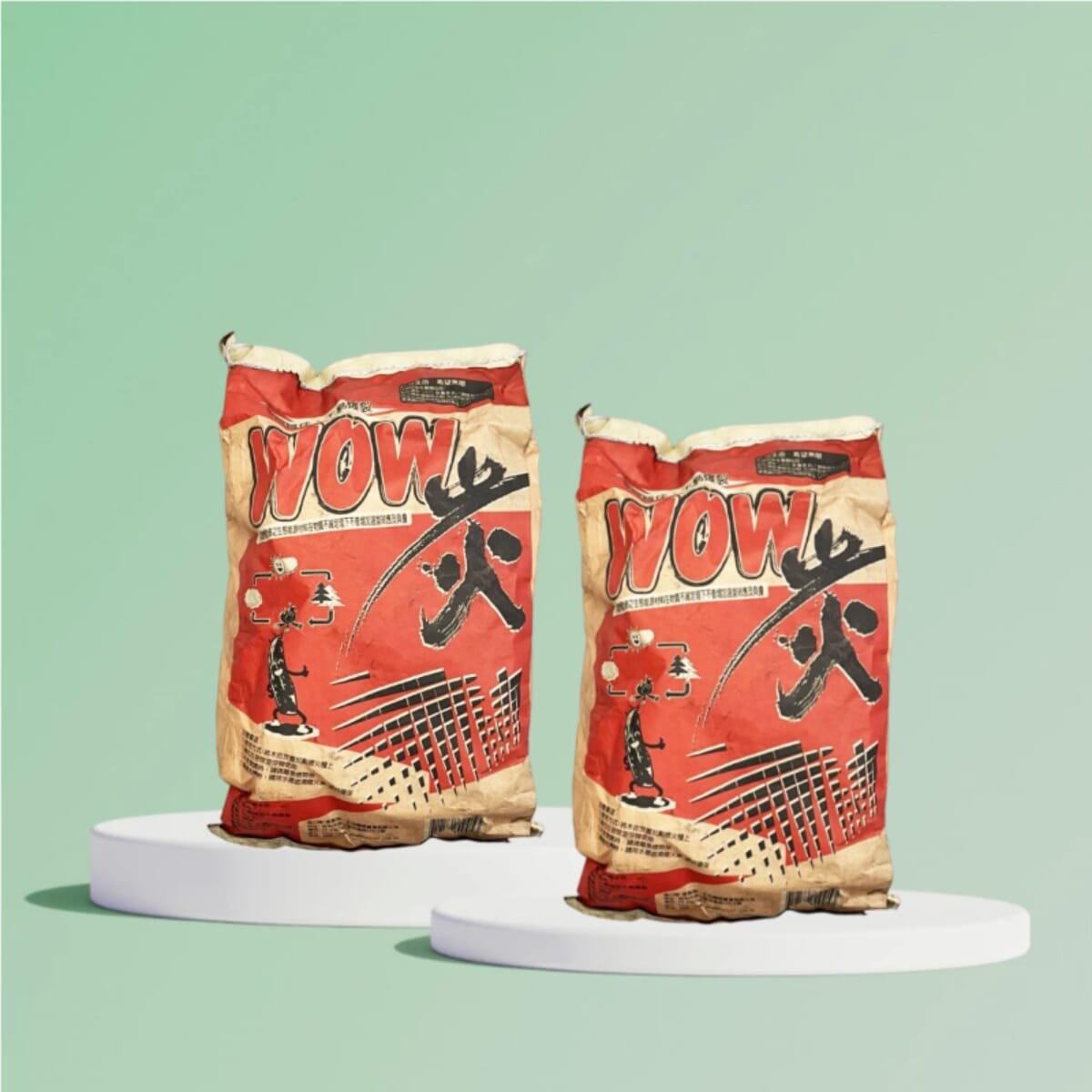 WOW 木炭3kg 火候穩定不易爆裂, 1袋- 露營廚房用品| 酷澎