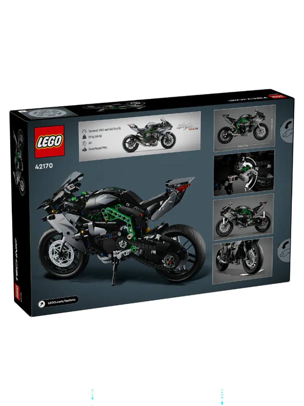 樂高LEGO 42170 精緻積木拼裝玩具, 川崎Kawasaki Ninja H2R Motorcycle