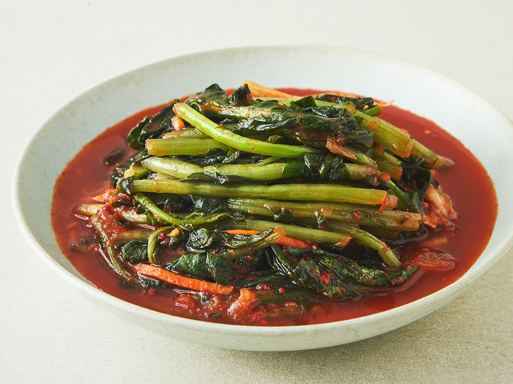 Sheets Guncha Kimchi Jingyeong Yeolmu Kimchi , 1.5 kg, 1 Pack (장군차김치 진경 열무김치, 1.5kg, 1개)