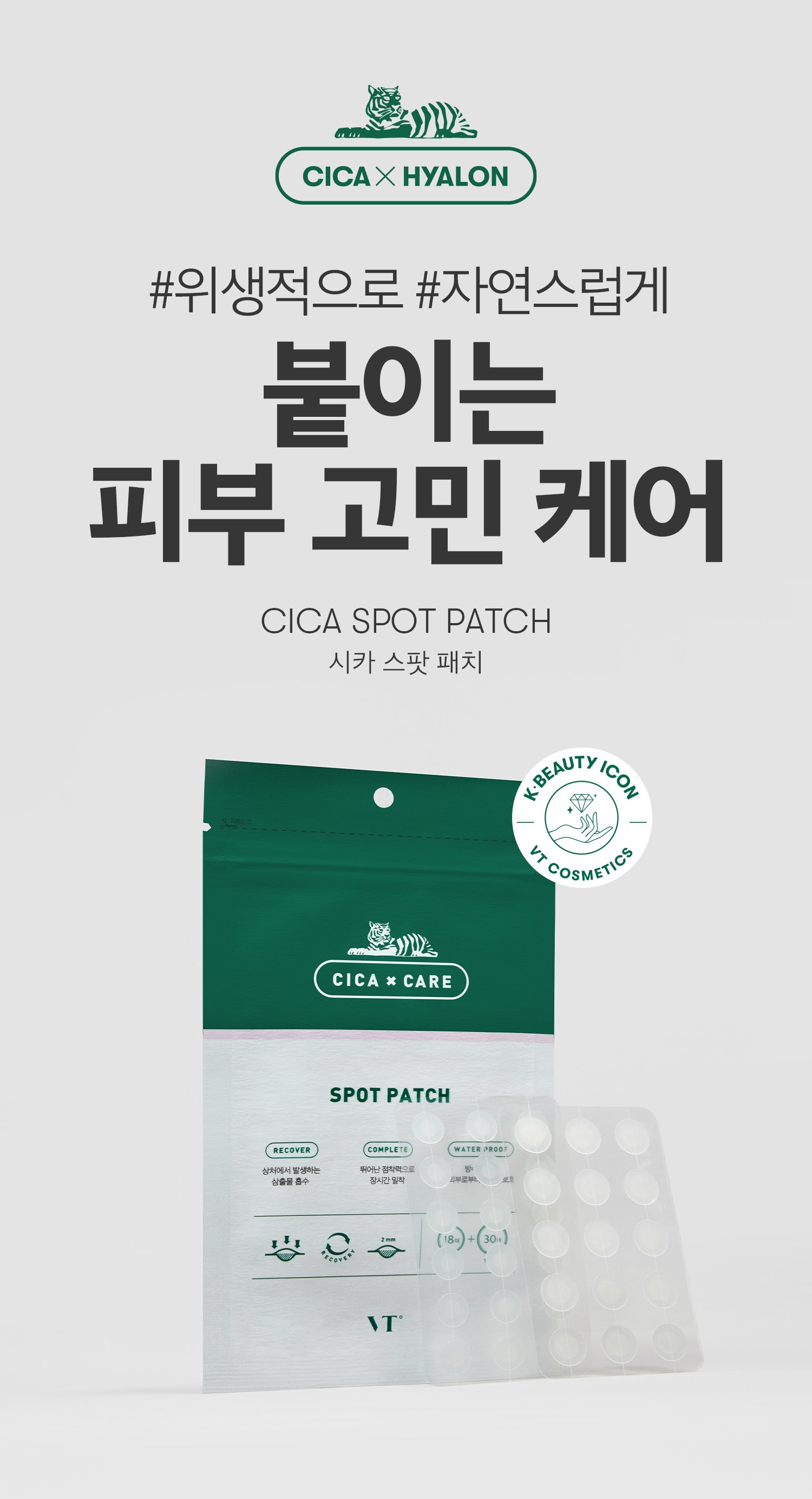 Beutikoseumetik Sika Spot Paechi , 48 Pack , 2 Pack (브이티코스메틱 시카 스팟 패치, 48개입, 2개)