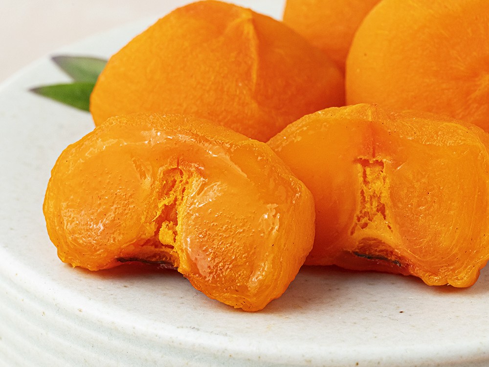 Persimmon Joheunnal GAP Injeung Cheongdo Bangeonsi ( Frozen ), 320 g( Teukja 4 Pack ), 1 Pack (감좋은날 GAP 인증 청도반건시 (냉동), 320g(특자 4입), 1개)