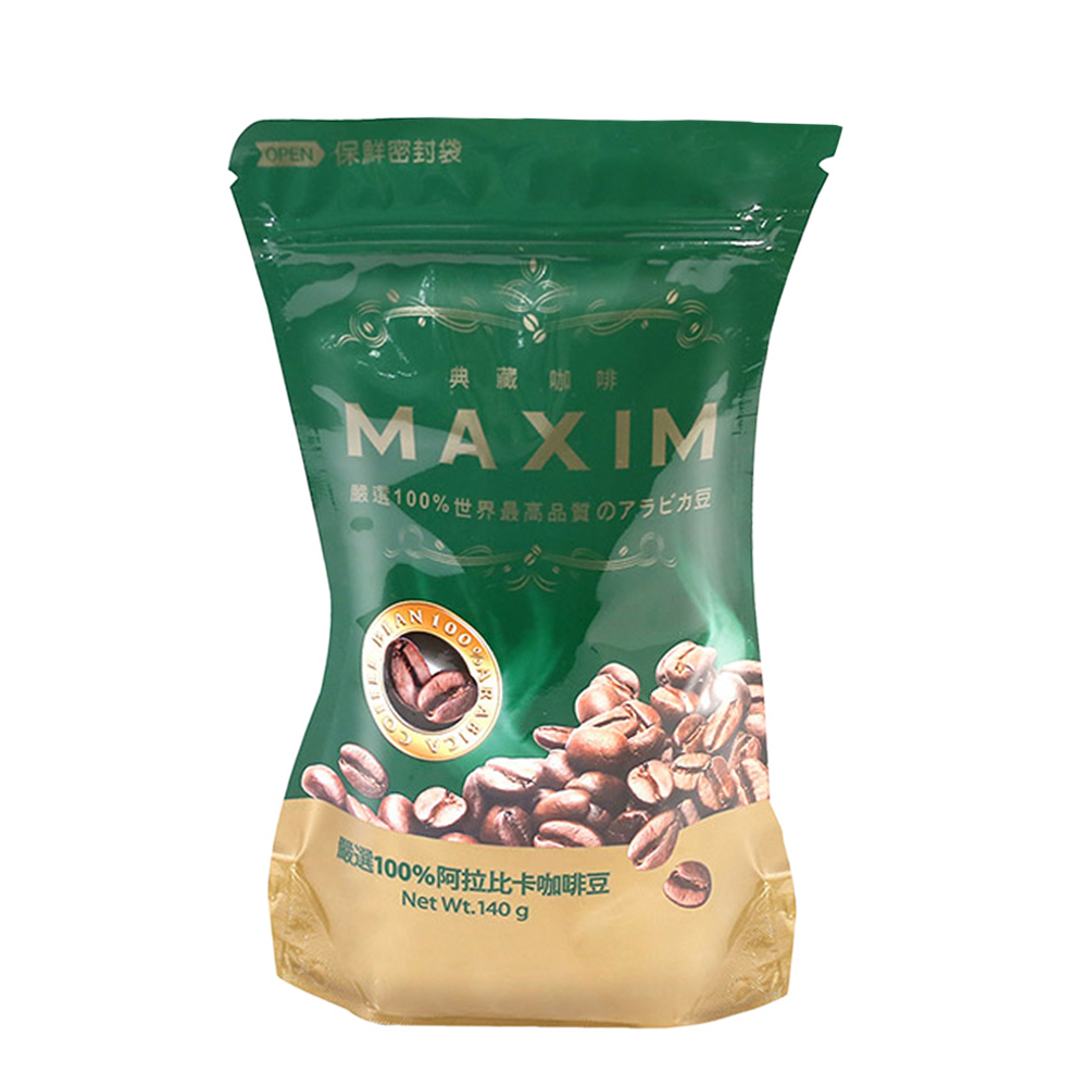 Maxwell House 麥斯威爾典藏咖啡環保包100%阿拉比卡咖啡豆沖泡式, 140g, 1包- 生豆| 酷澎