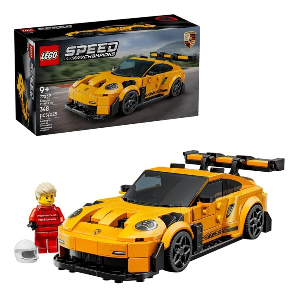 LEGO 77239 Porsche 911 GT3 RS 超級跑車Porsche 911 GT3 RS Super Car, 1套, 多色-  LEGO 樂高| 酷澎