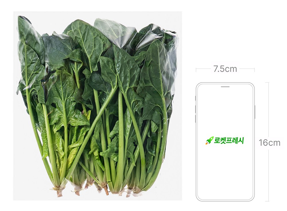 Domestic Eco-friendly Sigeumchi , 200 g, 1 Pack (국내산 친환경 시금치, 200g, 1개)