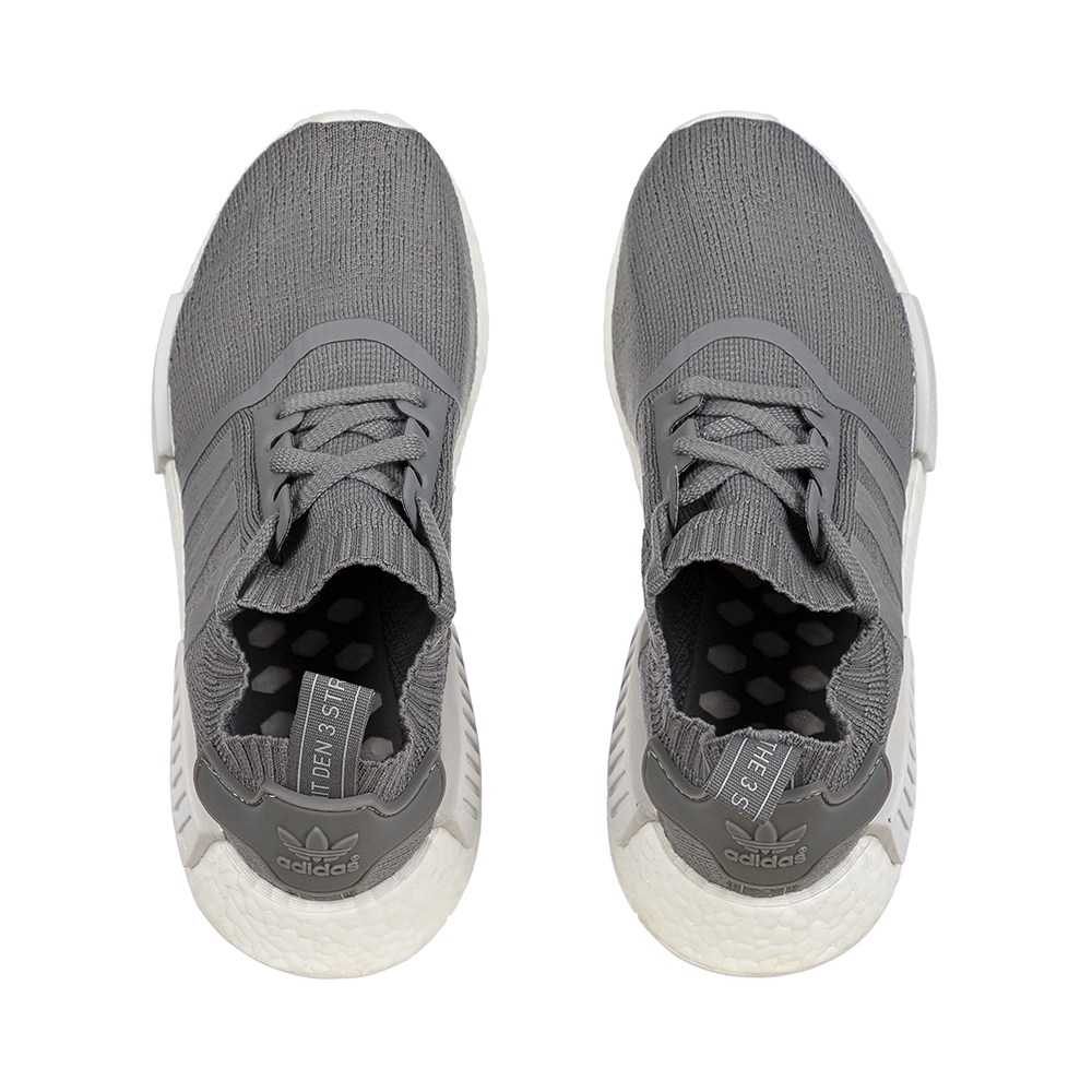 adidas gazelle silver green womens adidas Originals Nmd R1 Runner W Primeknit "Grey Three" | BY8762