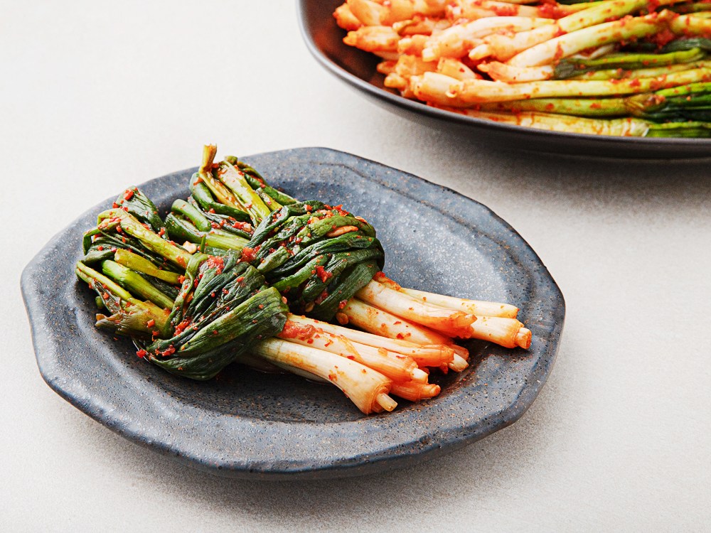 Olban Alssahage Tasty Pa Kimchi , 1 kg, 1 Pack (올반 알싸하게 맛있는 파김치, 1kg, 1개)