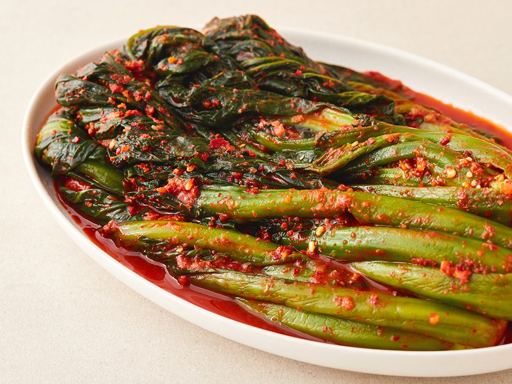 Bareuntebeul Yeosu Dolsan Mustard Greens Kimchi , 1 kg, 1 Pack (바른테이블 여수 돌산 갓김치, 1kg, 1개)