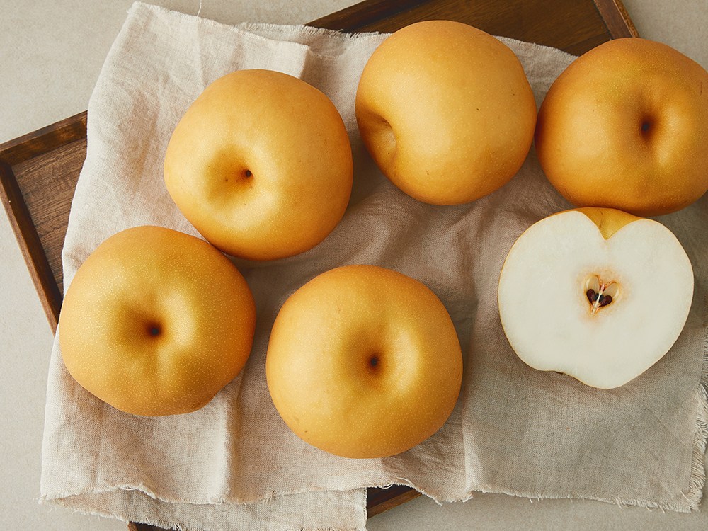 Dabok Sweetness Seonbyeol Naju Pear , 1 Pack , 3 kg(4~6 Pack ) (다복 당도선별 나주배, 1개, 3kg(4~6입))