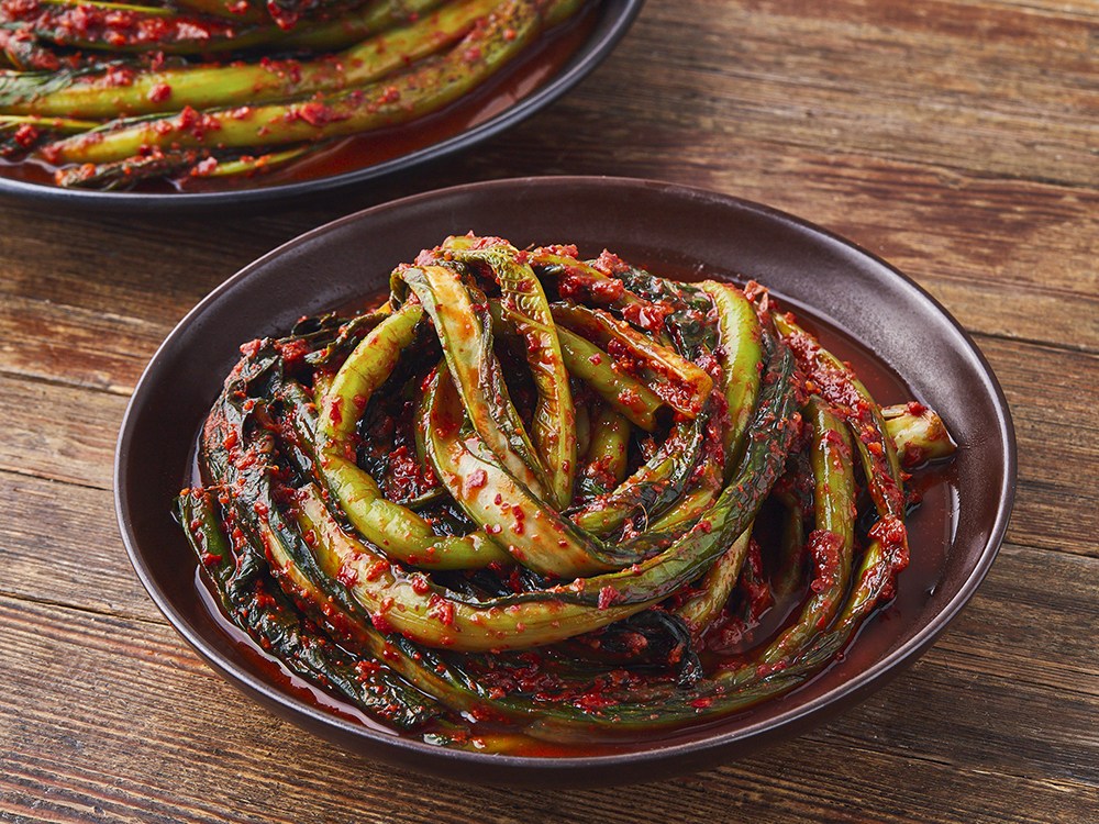 Kokjipeokok Kok Mustard Greens Kimchi , 3 kg, 1 Pack (콕집어콕 콕 갓김치, 3kg, 1개)