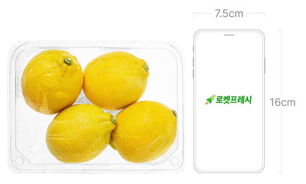 Jedeudeun Organic Injeung Jeju Lemon , 500 g, 1 Pack (제이드가든 유기농 인증 제주 레몬, 500g, 1개)