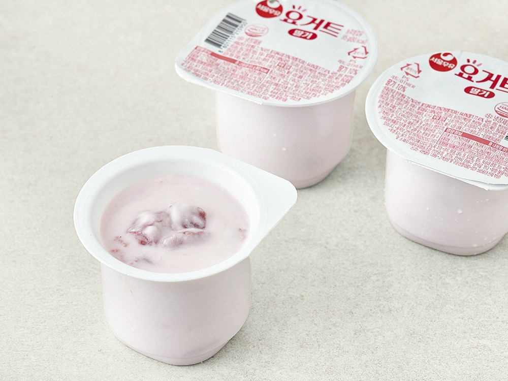 Seoul Milk Yogurt Strawberry , 85 g, 8 Pack (서울우유 요거트 딸기, 85g, 8개)