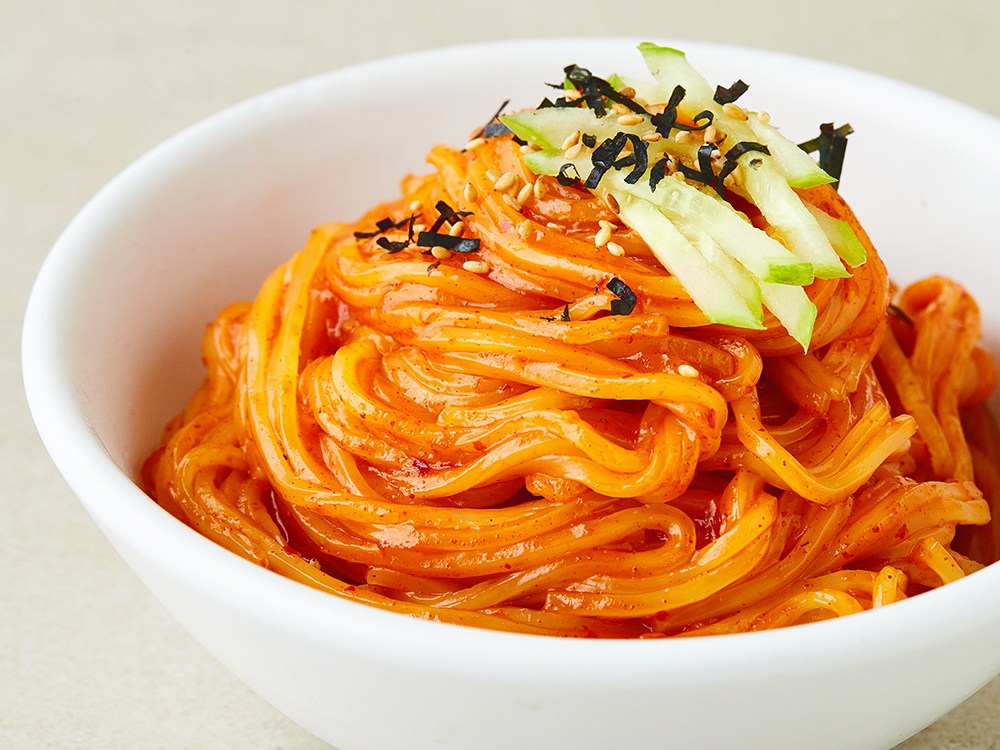 칠갑농산 부드러운 생쫄면 비빔면, 424g, 1개