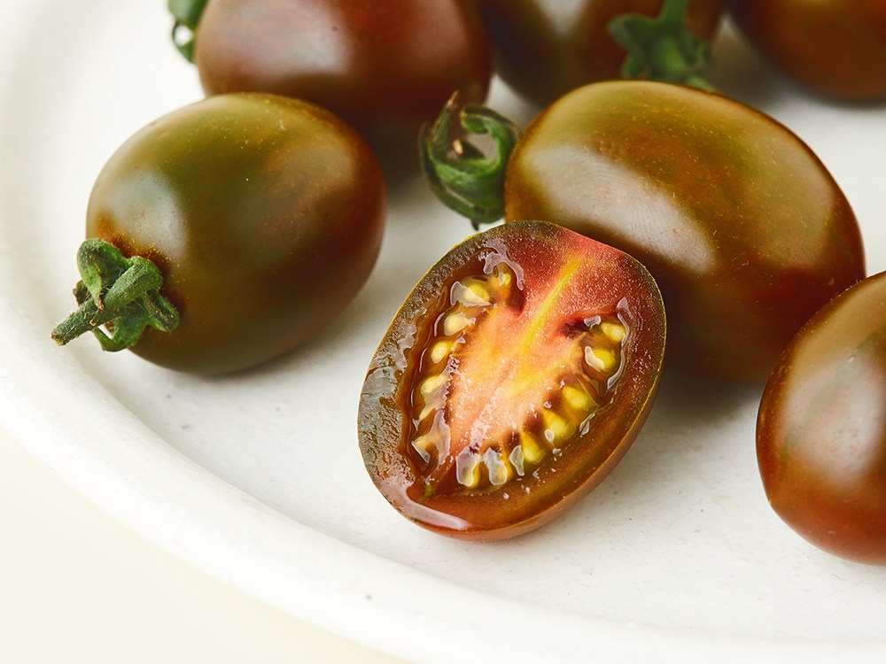 Heukdaechu Cherry Tomato , 2 Pack , 500 g (흑대추 방울토마토, 2개, 500g)
