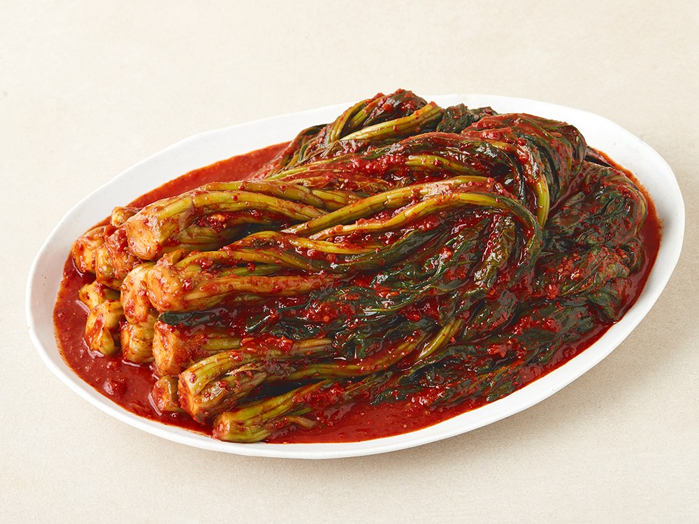 Hwangboma Mustard Greens Kimchi , 5 kg, 1 Pack (황보마을 갓김치, 5kg, 1개)